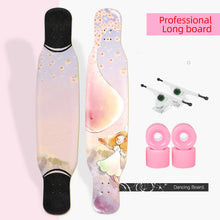 Load image into Gallery viewer, ARDEA Long board Dancing Russia Maple Skateboard Deck Longboard Trucks boy and girl Beginner Skate board Personalized Custom