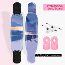 Load image into Gallery viewer, ARDEA Long board Dancing Russia Maple Skateboard Deck Longboard Trucks boy and girl Beginner Skate board Personalized Custom