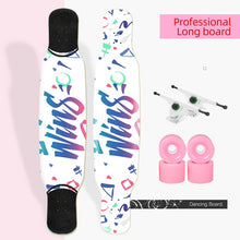 Load image into Gallery viewer, ARDEA Long board Dancing Russia Maple Skateboard Deck Longboard Trucks boy and girl Beginner Skate board Personalized Custom