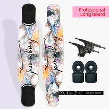 Load image into Gallery viewer, ARDEA Long board Dancing Russia Maple Skateboard Deck Longboard Trucks boy and girl Beginner Skate board Personalized Custom