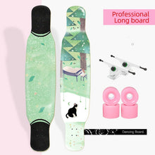 Load image into Gallery viewer, ARDEA Long board Dancing Russia Maple Skateboard Deck Longboard Trucks boy and girl Beginner Skate board Personalized Custom