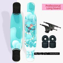 Load image into Gallery viewer, ARDEA Long board Dancing Russia Maple Skateboard Deck Longboard Trucks boy and girl Beginner Skate board Personalized Custom