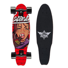 Load image into Gallery viewer, MS504 68cm/26in FishBoards 28in Russia Maple 65*45 pu wheel Chrome Steel Bearing Strong 5inch Alumium Fish Board Rocket Board