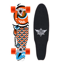 Load image into Gallery viewer, MS504 68cm/26in FishBoards 28in Russia Maple 65*45 pu wheel Chrome Steel Bearing Strong 5inch Alumium Fish Board Rocket Board