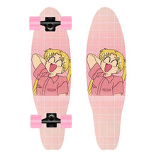 Load image into Gallery viewer, MS504 68cm/26in FishBoards 28in Russia Maple 65*45 pu wheel Chrome Steel Bearing Strong 5inch Alumium Fish Board Rocket Board