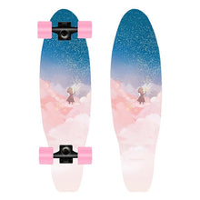 Load image into Gallery viewer, MS504 68cm/26in FishBoards 28in Russia Maple 65*45 pu wheel Chrome Steel Bearing Strong 5inch Alumium Fish Board Rocket Board