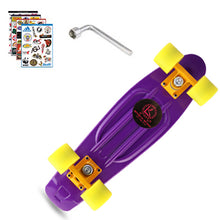 Load image into Gallery viewer, 2019 New Peny Board Skateboard Complete Retro Girl Boy Cruiser Mini Longboard Skate Fish Long Board skate wheel Pnny Board 22"