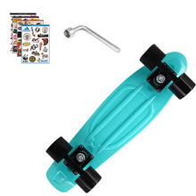 Load image into Gallery viewer, 2019 New Peny Board Skateboard Complete Retro Girl Boy Cruiser Mini Longboard Skate Fish Long Board skate wheel Pnny Board 22"