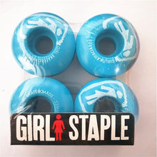 Load image into Gallery viewer, New Arrival Pro USA Skateboard Wheels 52/53/54/55/56mm Skate Board PU Ruedas Patines Aggressive Rodas Skate Wheel 4PCS
