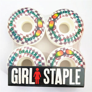 New Arrival Pro USA Skateboard Wheels 52/53/54/55/56mm Skate Board PU Ruedas Patines Aggressive Rodas Skate Wheel 4PCS