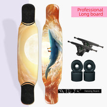 Load image into Gallery viewer, ARDEA Long board Dancing Russia Maple Skateboard Deck Longboard Trucks boy and girl Beginner Skate board Personalized Custom
