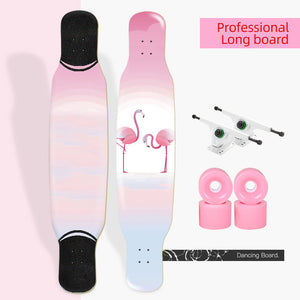 ARDEA Long board Dancing Russia Maple Skateboard Deck Longboard Trucks boy and girl Beginner Skate board Personalized Custom