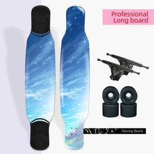ARDEA Long board Dancing Russia Maple Skateboard Deck Longboard Trucks boy and girl Beginner Skate board Personalized Custom
