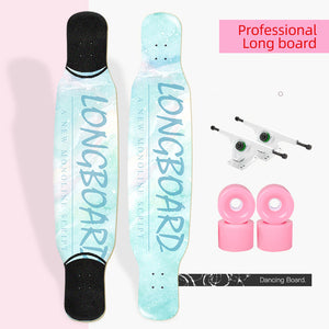ARDEA Long board Dancing Russia Maple Skateboard Deck Longboard Trucks boy and girl Beginner Skate board Personalized Custom