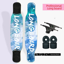 Load image into Gallery viewer, ARDEA Long board Dancing Russia Maple Skateboard Deck Longboard Trucks boy and girl Beginner Skate board Personalized Custom
