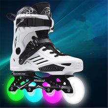 Load image into Gallery viewer, Roselle Roller Skates Men Women Inline Skating Shoes High Quality Sliding Freestyle Skating Patins 4 Wheels Professional
