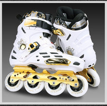 Load image into Gallery viewer, Roselle Roller Skates Men Women Inline Skating Shoes High Quality Sliding Freestyle Skating Patins 4 Wheels Professional

