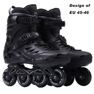 Roselle Roller Skates Men Women Inline Skating Shoes High Quality Sliding Freestyle Skating Patins 4 Wheels Professional