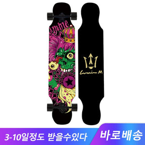 ARDEA Long board Dancing Russia Maple Skateboard Deck Longboard Trucks boy and girl Beginner Skate board Personalized Custom