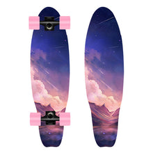 Load image into Gallery viewer, MS504 68cm/26in FishBoards 28in Russia Maple 65*45 pu wheel Chrome Steel Bearing Strong 5inch Alumium Fish Board Rocket Board
