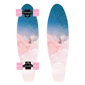 MS504 68cm/26in FishBoards 28in Russia Maple 65*45 pu wheel Chrome Steel Bearing Strong 5inch Alumium Fish Board Rocket Board