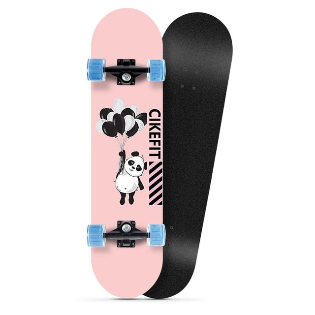 80 * 20cm beginner skateboarding teenager adult road skateboard dance board brush street long board matte non-slip