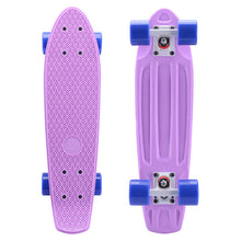 Load image into Gallery viewer, Adult children 22 inch four wheel plastic small fish board skateboard long board mini brush street long board easy to carry
