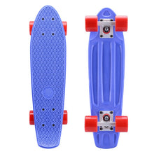Load image into Gallery viewer, Adult children 22 inch four wheel plastic small fish board skateboard long board mini brush street long board easy to carry

