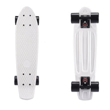 Load image into Gallery viewer, Adult children 22 inch four wheel plastic small fish board skateboard long board mini brush street long board easy to carry
