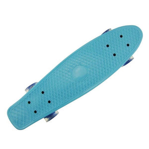 Beginner Skateboards 22 Inch Mini Cruiser Retro Skateboard for Kids Boys Youths Beginners