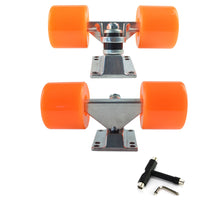 Load image into Gallery viewer, Mini Skateboard Truck 3.25&quot; Parts Skateboard Wheels 60x45mm ABEC 9 bearing kit Truck Wheels Complete
