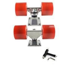 Load image into Gallery viewer, Mini Skateboard Truck 3.25&quot; Parts Skateboard Wheels 60x45mm ABEC 9 bearing kit Truck Wheels Complete
