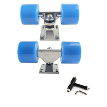 Load image into Gallery viewer, Mini Skateboard Truck 3.25&quot; Parts Skateboard Wheels 60x45mm ABEC 9 bearing kit Truck Wheels Complete
