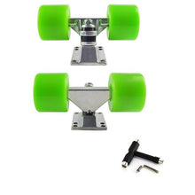 Load image into Gallery viewer, Mini Skateboard Truck 3.25&quot; Parts Skateboard Wheels 60x45mm ABEC 9 bearing kit Truck Wheels Complete
