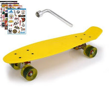Load image into Gallery viewer, 2019 New Peny Board Skateboard Complete Retro Girl Boy Cruiser Mini Longboard Skate Fish Long Board skate wheel Pnny Board 22&quot;
