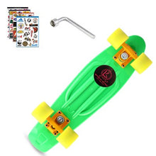 Load image into Gallery viewer, 2019 New Peny Board Skateboard Complete Retro Girl Boy Cruiser Mini Longboard Skate Fish Long Board skate wheel Pnny Board 22&quot;
