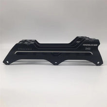 Load image into Gallery viewer, 243MM Inline Speed Base for 3 Wheels Speed Slalom 110mm Skating frame for Powerslide FSK Urban 165mm across M7 3*110mm Alloy CNC
